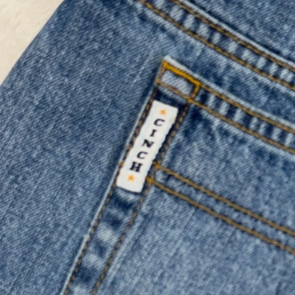 Cinch Jeans White Label Mens 42x32 Straight Leg Western Relaxed Denim MB92834003